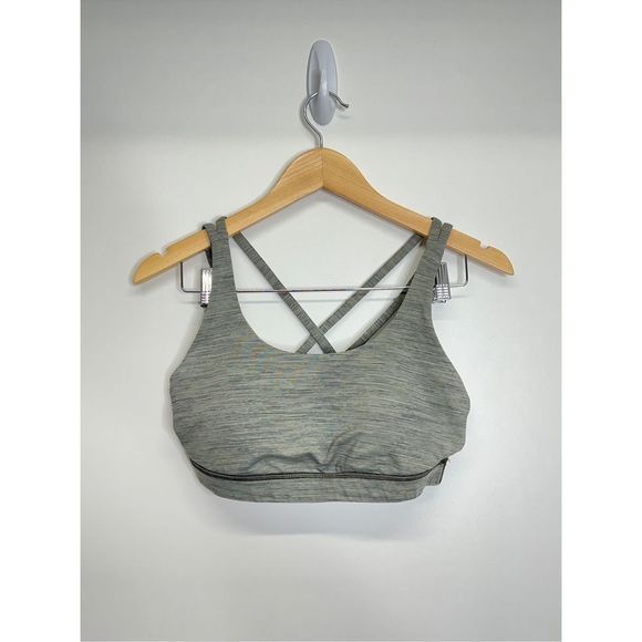 lululemon athletica energy bra Green moss size 10 - Picture 1 of 6